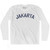JAKARTA Adult Cotton Long Sleeve T-shirt by Ultras