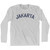 JAKARTA Adult Cotton Long Sleeve T-shirt by Ultras