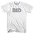 Block Island Airport BID Adult Cotton T-shirt - White