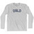 OSLO Adult Cotton Long Sleeve T-shirt by Ultras