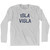 Isla Visla Adult Cotton Long Sleeve T-shirt by Ultras