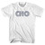 Charlottesville CHO Airport Adult Cotton T-shirt - White