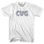 Cincinnati CVG Airport Adult Cotton T-shirt - White