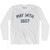 May 14th 1607 Jamestown Settlement Adult Cotton Long Sleeve T-shirt by Ultras