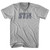 Christiansted St Croix STX Airport Adult Tri-Blend V-neck T-shirt - Cool Grey