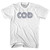 Cody COD Airport Womens Cotton Junior Cut T-Shirt - White