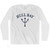 US Virgin Islands Hull Bay Trident Adult Cotton Long Sleeve T-Shirt by Ultras