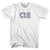 Cleveland CLE Airport Adult Cotton T-shirt - White