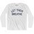 Let Them Breathe Adult Cotton Long Sleeve T-Shirt by Ultras