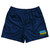Rwanda Country Heritage Flag Rugby Shorts Made In USA by Ultras