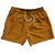 Orange Burnt Blank 5" Swim Shorts Made in USA by Ultras