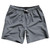 Cool Grey Dark Blank 7" Swim Shorts Made in USA by Ultras