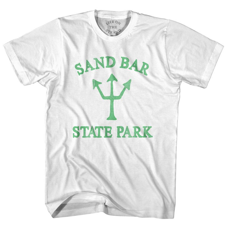 Vermont Sand Bar State Park Trident Womens Cotton Junior Cut T-Shirt by Ultras
