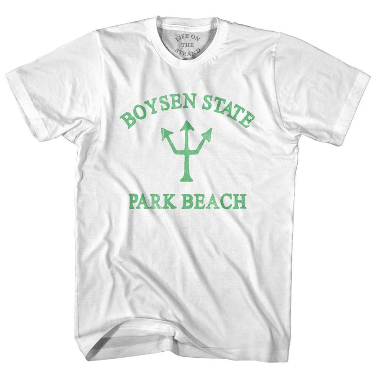 Wyoming Boysen State Park Beach Trident Womens Cotton Junior Cut T-Shirt by Ultras