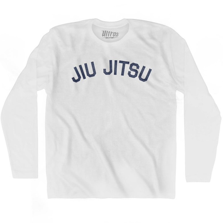 Jiu Jitsu Adult Cotton Long Sleeve T-Shirt by Ultras