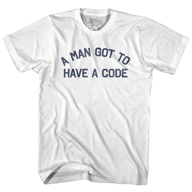 A Man Got To Have A Code Youth Cotton T-Shirt by Ultras