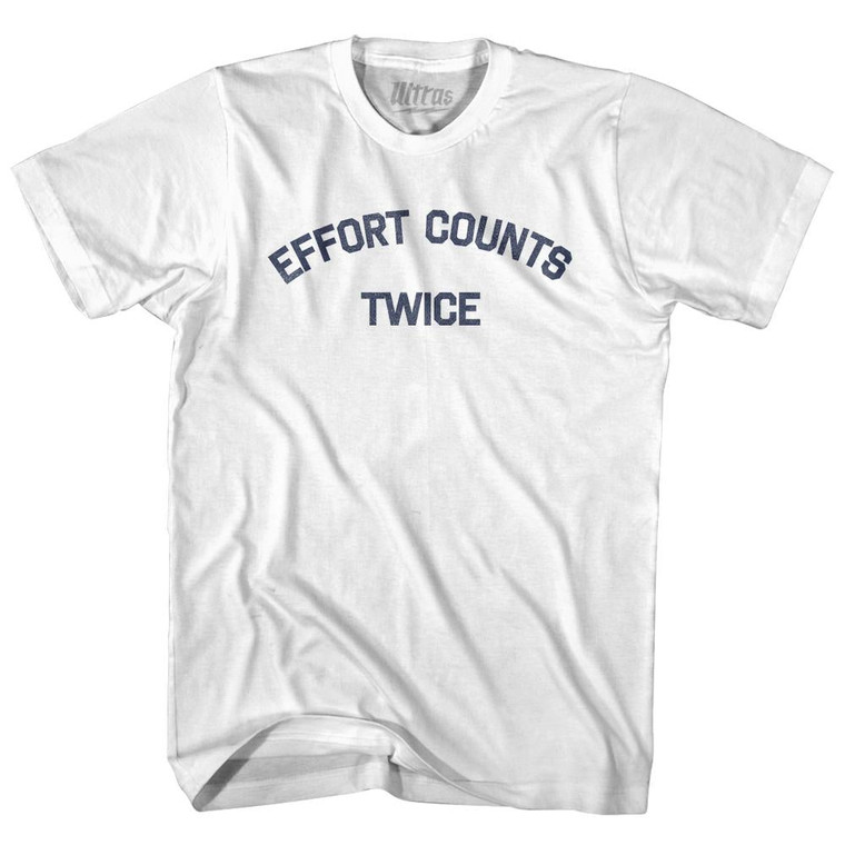 Effort Counts Twice Youth Cotton T-Shirt by Ultras