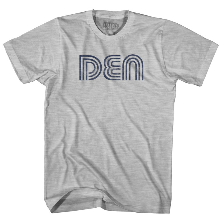 Denver DEN Airport Womens Cotton Junior Cut T-Shirt - Grey Heather