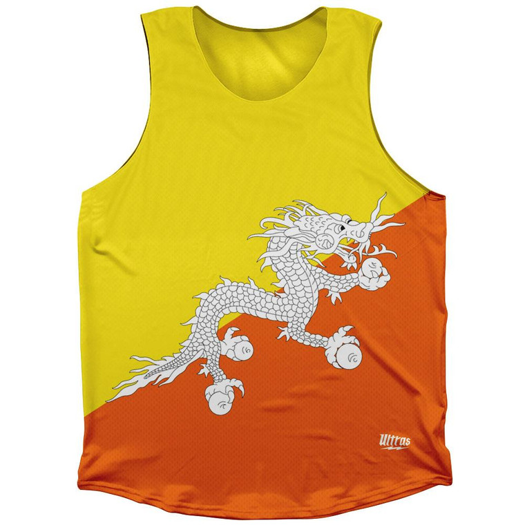 Bhutan Country Flag Athletic Tank Top by Ultras