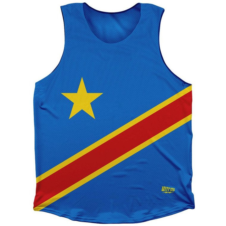 Dr Congo Country Flag Athletic Tank Top by Ultras
