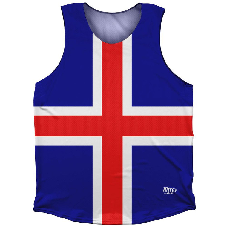 Iceland Country Flag Athletic Tank Top by Ultras