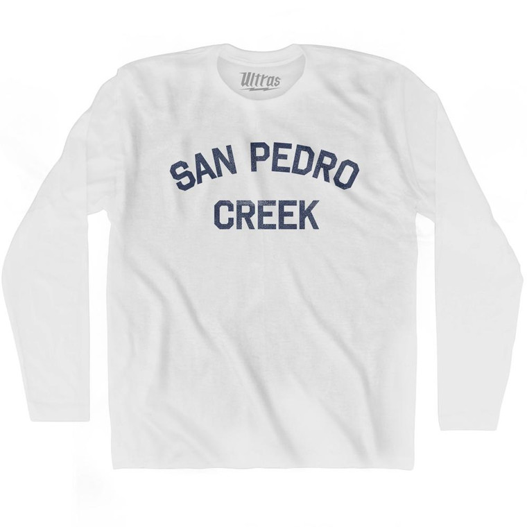 San Pedro Creek Adult Cotton Long Sleeve T-Shirt by Ultras
