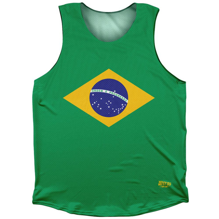 Brazil Country Flag Athletic Tank Top by Ultras