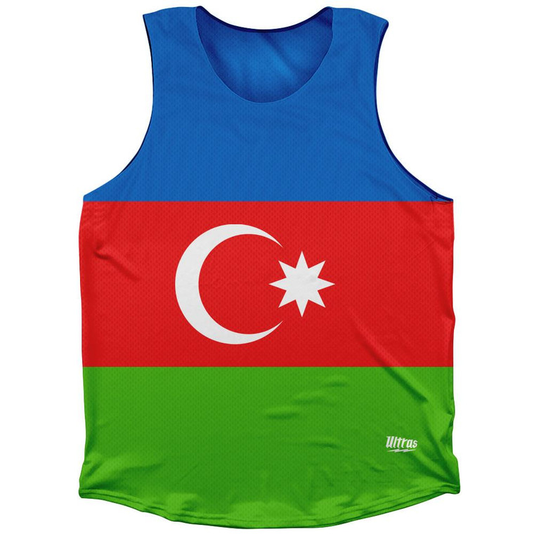Azerbaijan Country Flag Athletic Tank Top by Ultras