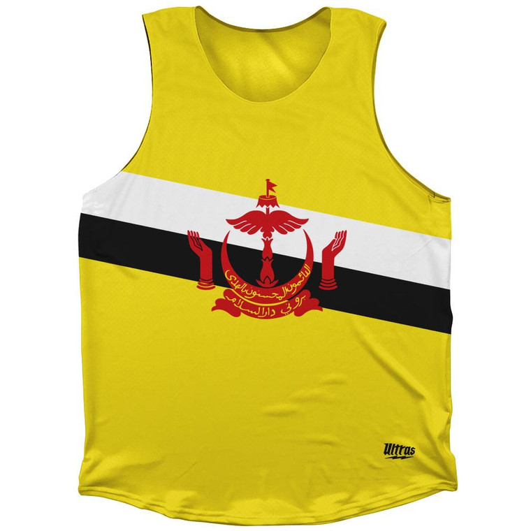 Brunei Country Flag Athletic Tank Top by Ultras