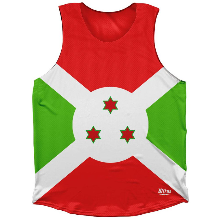 Burundi Country Flag Athletic Tank Top by Ultras