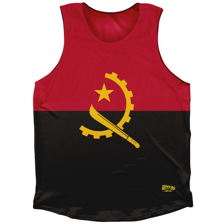 Angola Country Flag Athletic Tank Top by Ultras