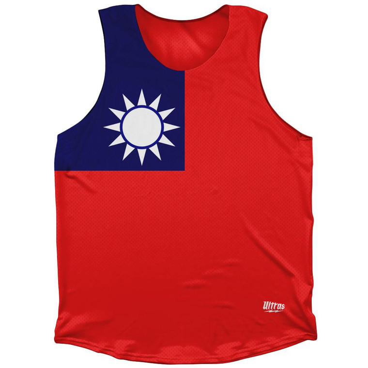Chinese Taipei Country Flag Athletic Tank Top by Ultras