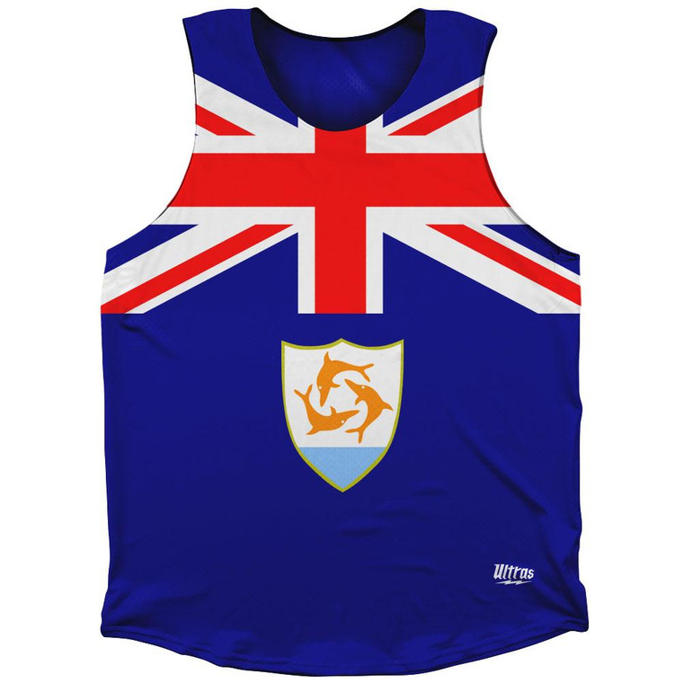 Anguilla Country Flag Athletic Tank Top by Ultras