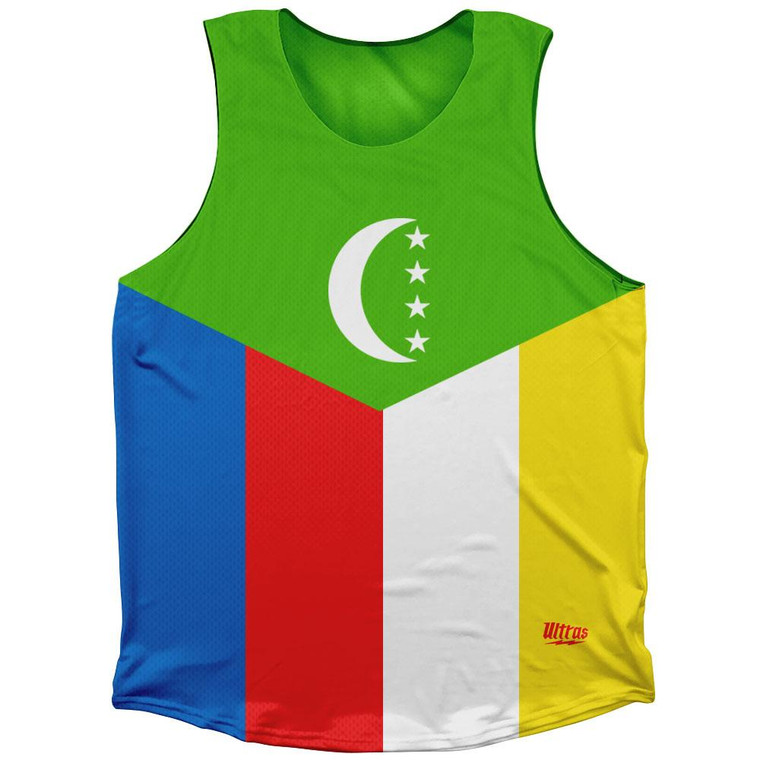 Comoros Country Flag Athletic Tank Top by Ultras