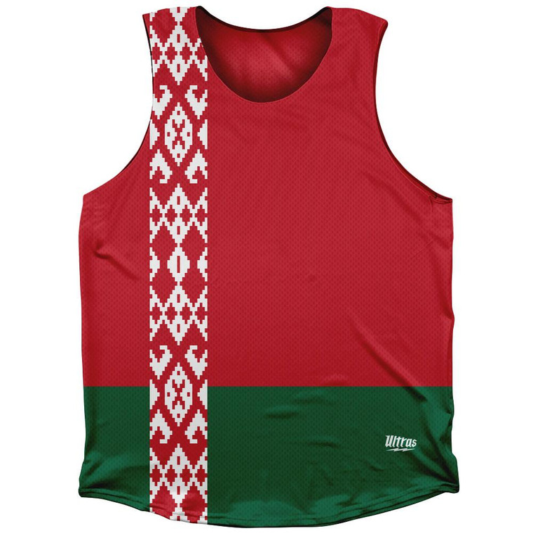 Belarus Country Flag Athletic Tank Top by Ultras
