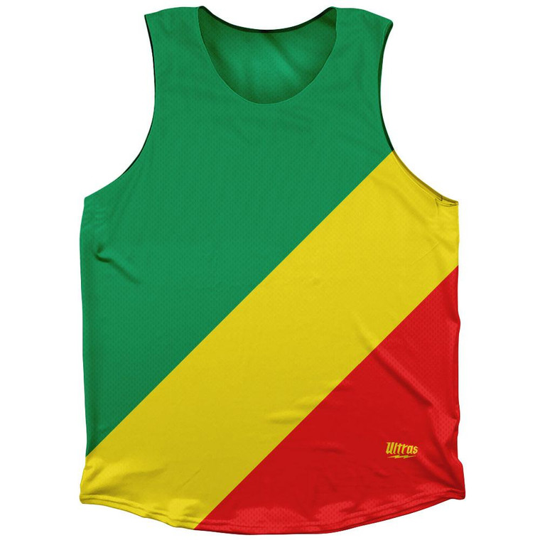 Congo Country Flag Athletic Tank Top by Ultras