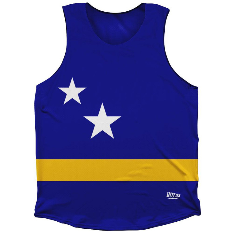 Curacao Country Flag Athletic Tank Top by Ultras