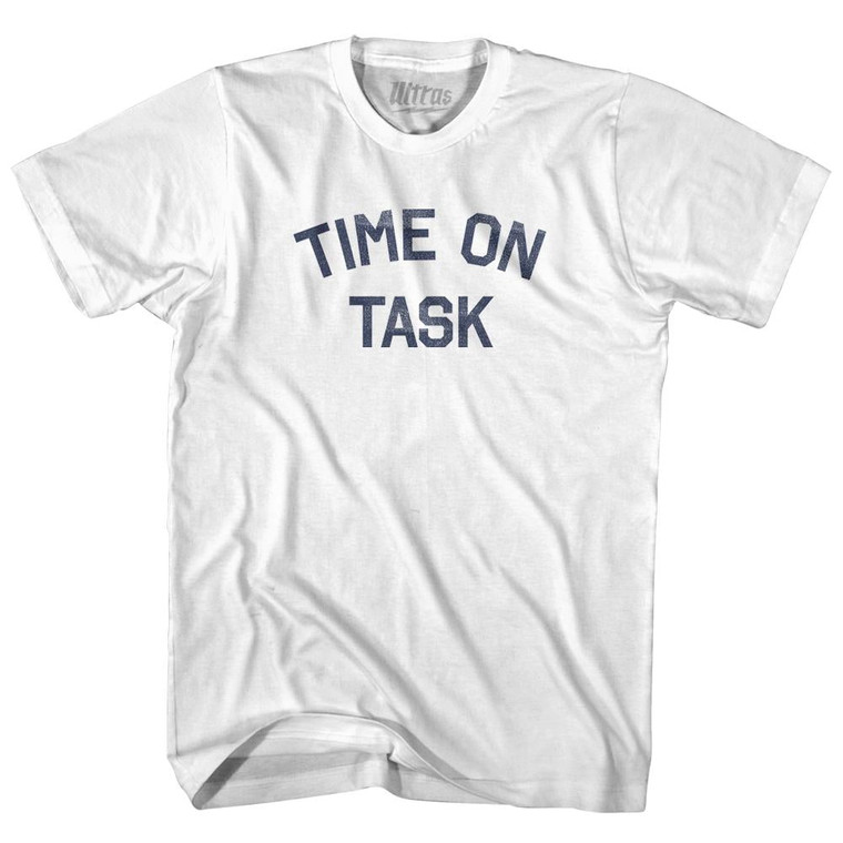 Time On Task Adult Cotton T-Shirt by Ultras