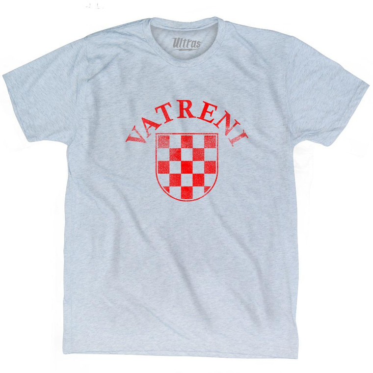 Croatia Vatreni Adult Tri-Blend T-shirt by Ultras