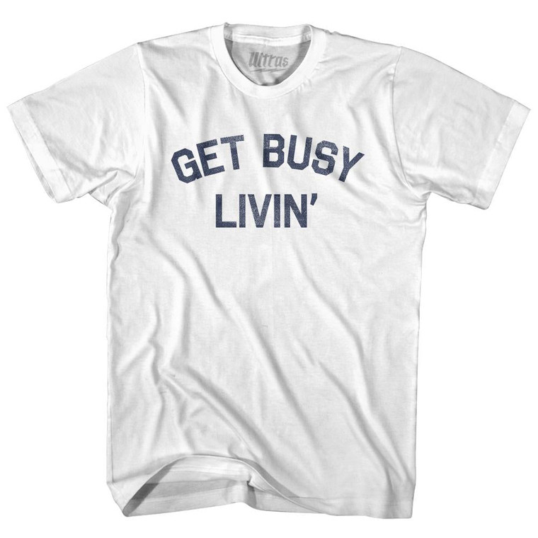Get Busy Livin Womens Cotton Junior Cut T-Shirt by Ultras