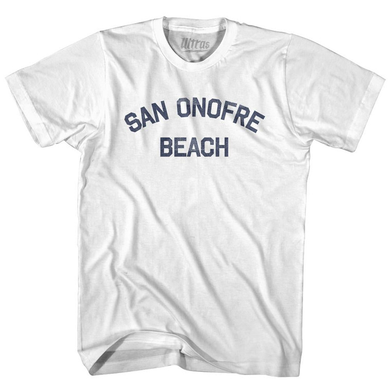 San Onofre Beach Womens Cotton Junior Cut T-Shirt by Ultras