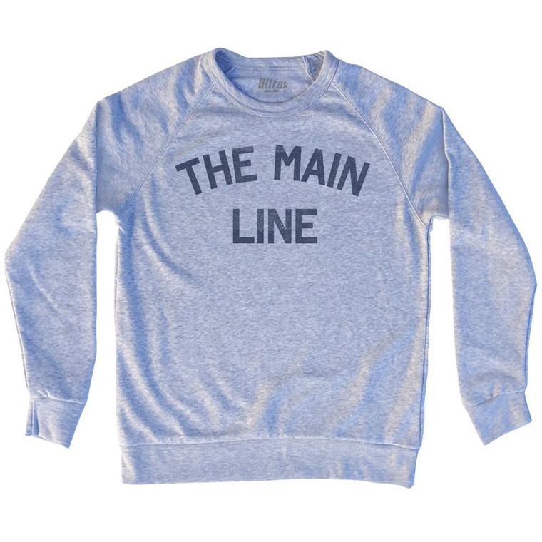 The Main Line Adult Tri-Blend Sweatshirt by Ultras