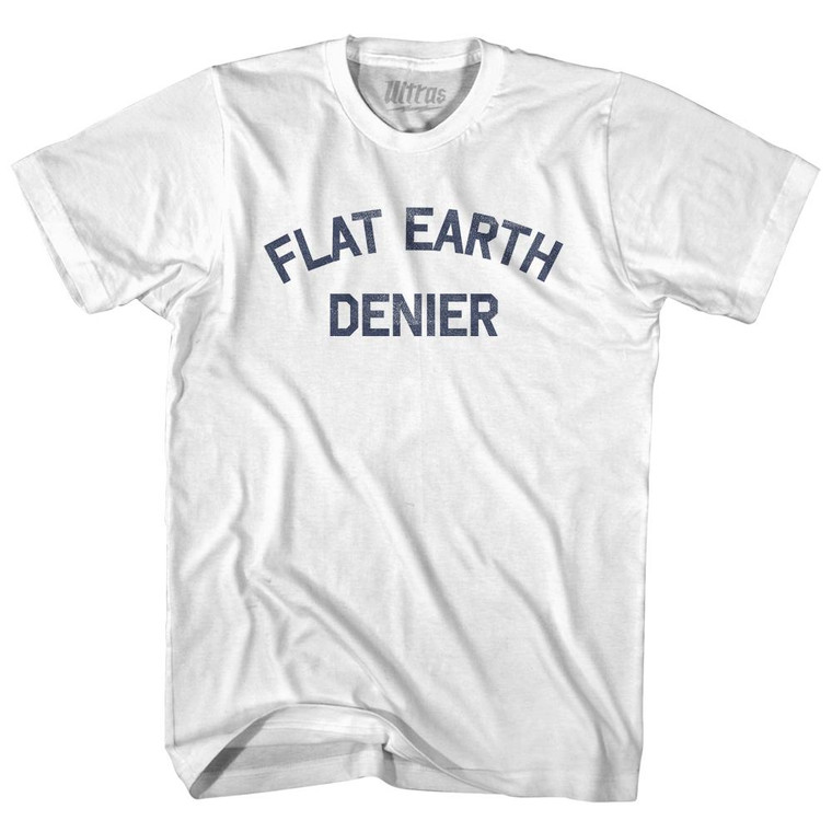 Flat Earth Denier Youth Cotton T-Shirt by Ultras