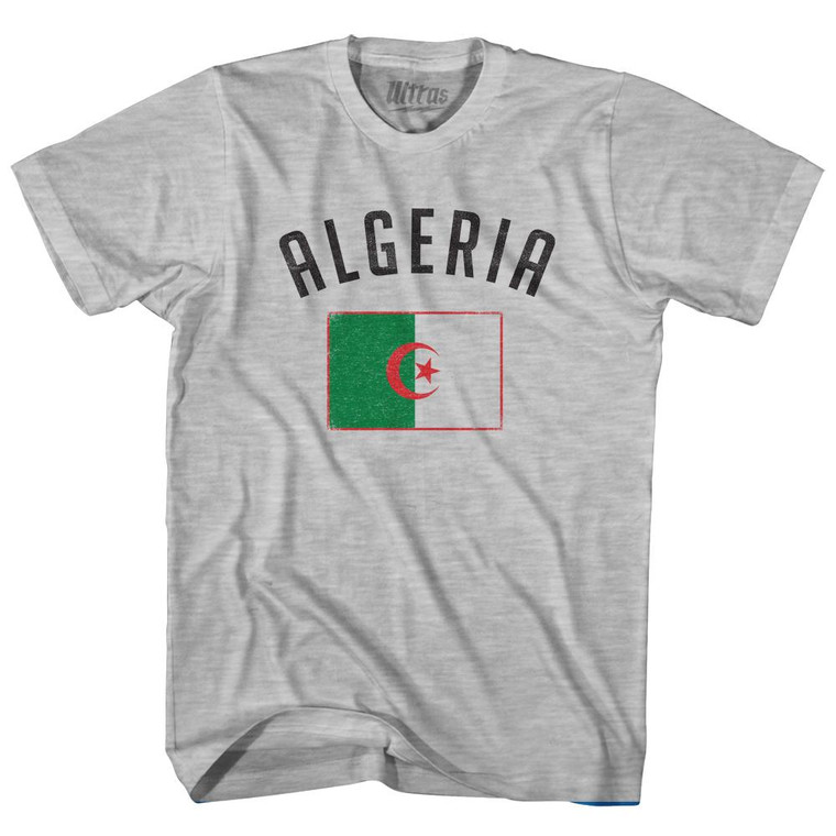 Algeria Country Flag Heritage Adult Cotton T-Shirt by Ultras