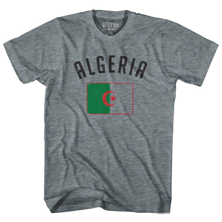 Algeria Country Flag Heritage Womens Tri-Blend Junior Cut T-Shirt by Ultras