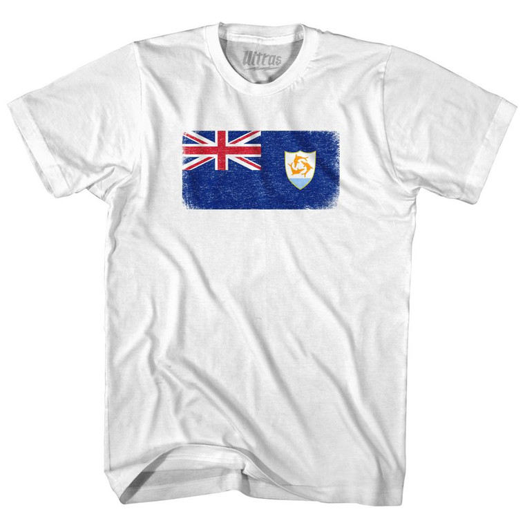Anguilla Country Flag Adult Cotton T-Shirt by Ultras