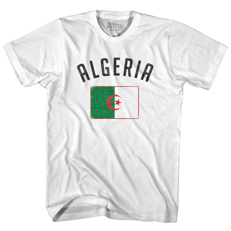Algeria Country Flag Heritage Adult Cotton T-Shirt by Ultras