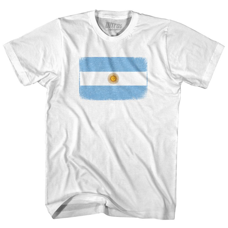 Argentina Country Flag Womens Cotton Junior Cut T-Shirt by Ultras