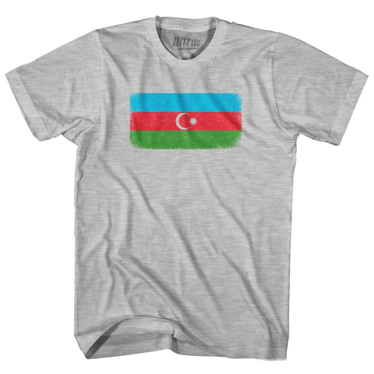 Azerbaijan Country Flag Womens Cotton Junior Cut T-Shirt by Ultras