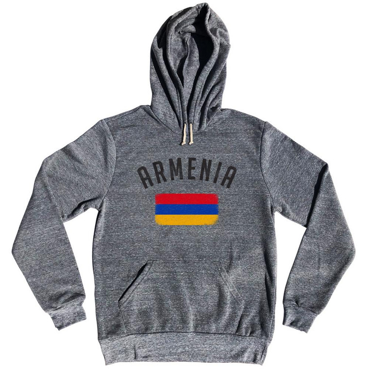 Armenia Country Flag Heritage Tri-Blend Hoodie by Ultras